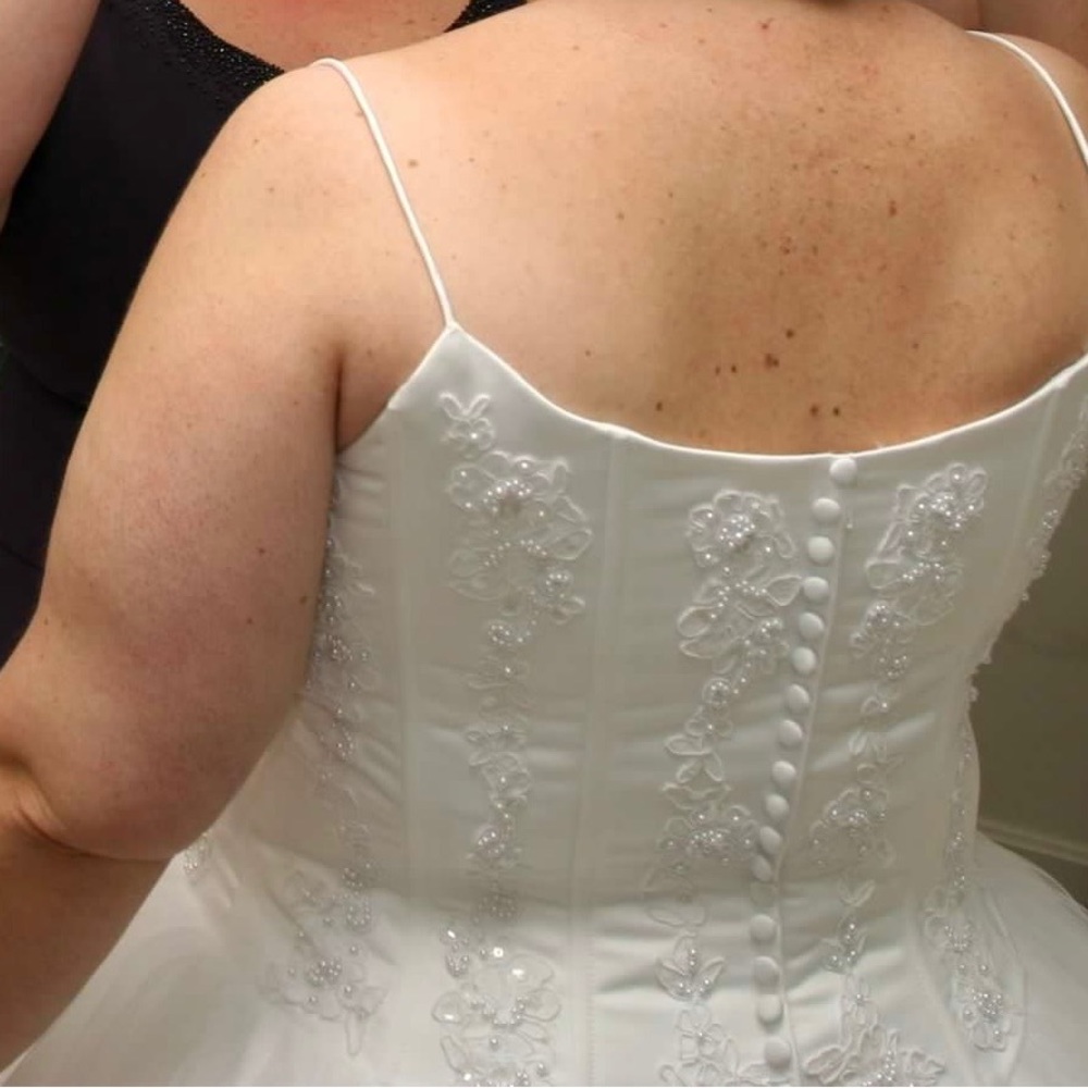 Oleg Cassini Wedding Gown Size 20 - Picture 5 of 12